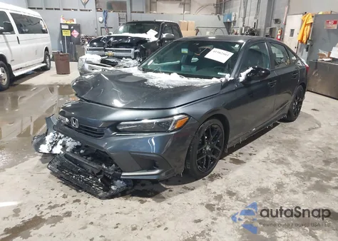 2024 Honda Civic Sport из США, поврежденный, VIN 2HGFE2F56RH557354